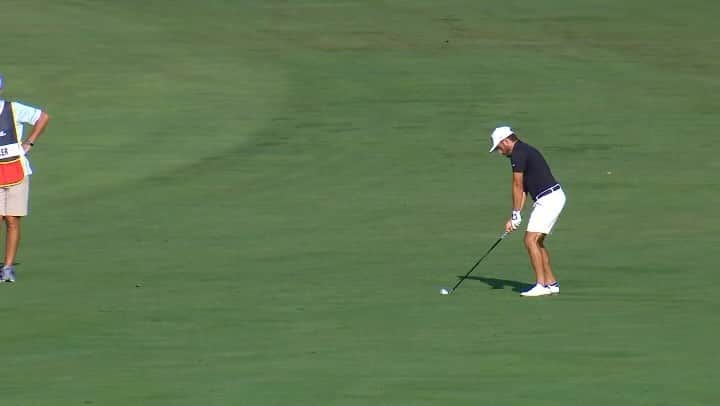 エイブラハム・アンサーのインスタグラム：「Some highlights from @livgolf_league Chicago. Game is feeling better, time to close the season strong. @fireballsgc_」