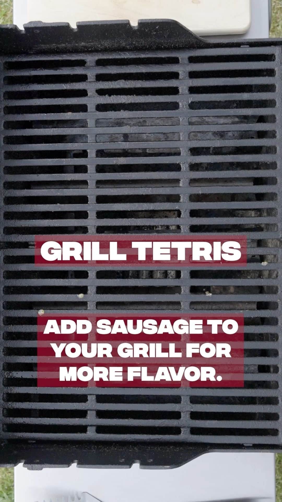 ジョンソンヴィルのインスタグラム：「💥 FLAVOR BONUS INCOMING!!! 💥   Find a place for that sausage, and those points are yours! 🎉 🎉  #johnsonville #johnsonvillesausage #betterwithsausage #recipe #GrillTetris #flavor #BeGrilled」
