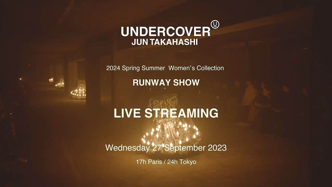 アンダーカバーのインスタグラム：「Live Show Undercover SS24」