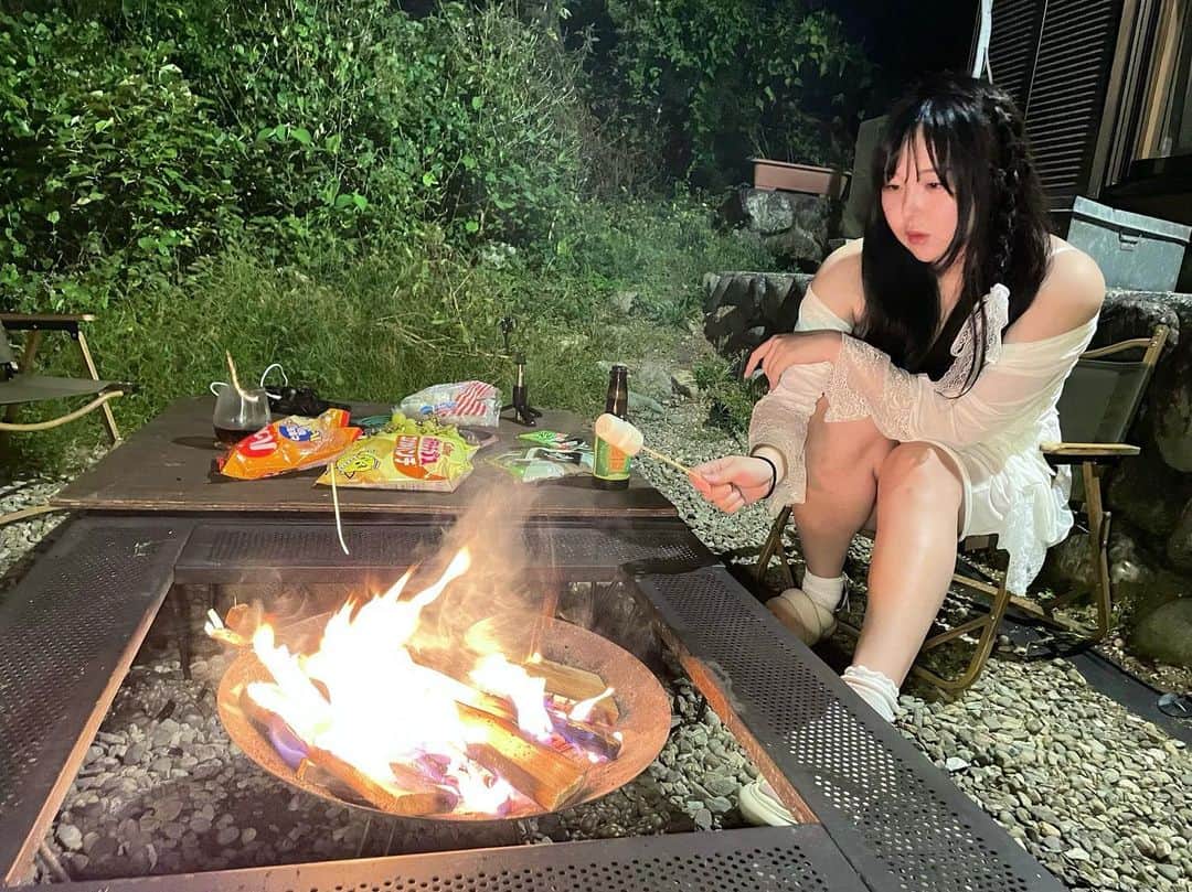 上田ミルキィのインスタグラム：「🔥🌃」