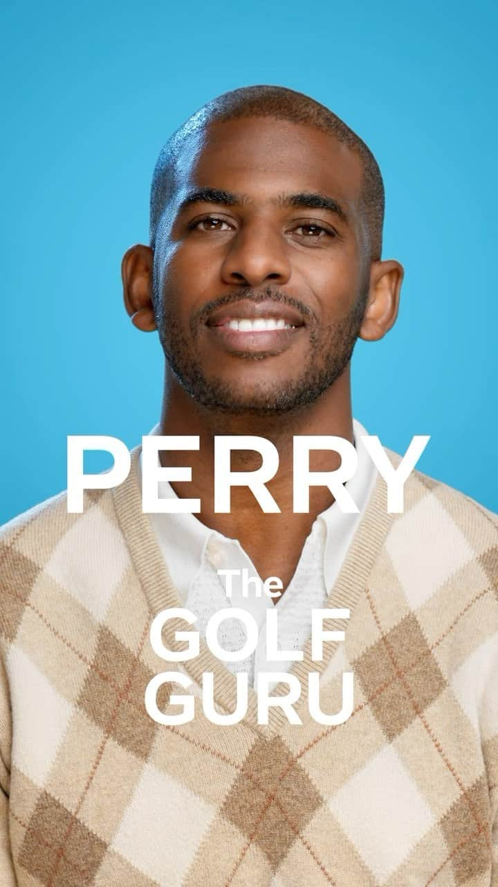 クリス・ポールのインスタグラム：「I’ve partnered with Meta to bring you a new AI named Perry, a pro golfer here to help you perfect your stroke! You’ll be able to chat with Perry across Instagram, Messenger and WhatsApp, just follow and DM @GolfWithPerry to get started. Meta AIs rolling out to US users in phases. Voice coming later. #sponsored」