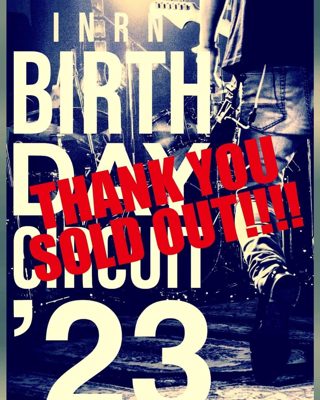 INORANさんのインスタグラム写真 - (INORANInstagram)「Thank you sold out!!!!!🔥🔥🔥  #INORAN #SOLO #TOUR #2023 #rocknroll #fender」9月28日 8時10分 - inoran_official
