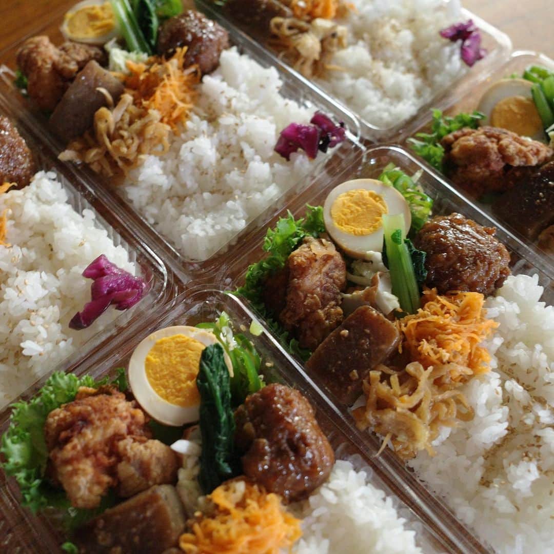 のインスタグラム：「先週末の収穫頑張ろう弁当🧑‍🌾🍙」