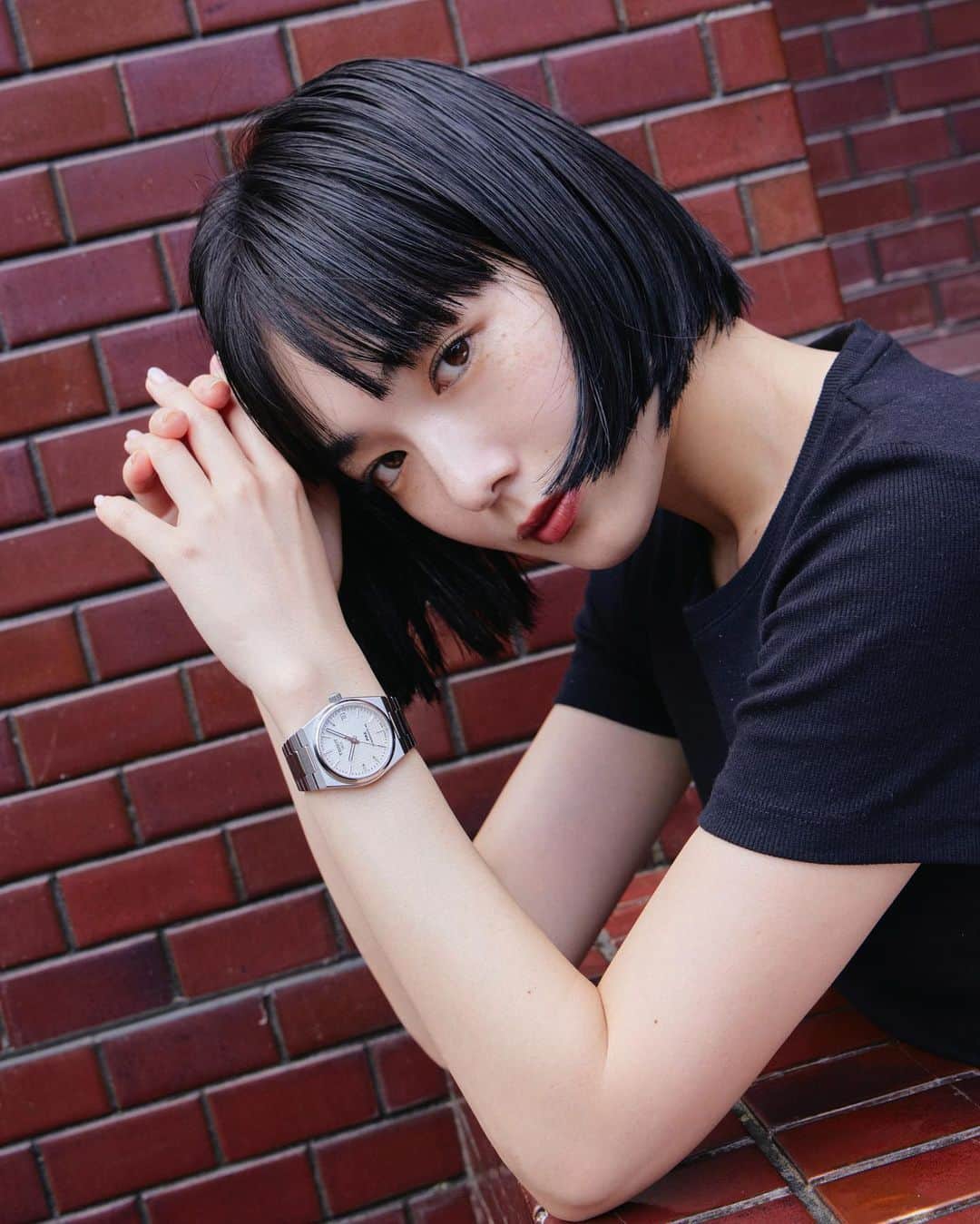 Droptokyoさんのインスタグラム写真 - (DroptokyoInstagram)「Mikako／Artist,Model  ウォッチ／#TISSOT (#ティソ)  #droptokyo #streetsnap #fashion #ストリートスナップ #PRX #ad」9月28日 18時00分 - drop_tokyo