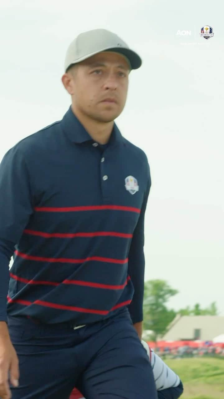 ザンダー・シャウフェレのインスタグラム：「Aon Ambassador @xanderschauffele is one of seven returning members of the victorious 2021 @rydercupusa Team. Good luck to Xander in Rome this week! #RyderCupAon #LifeAtAon​」