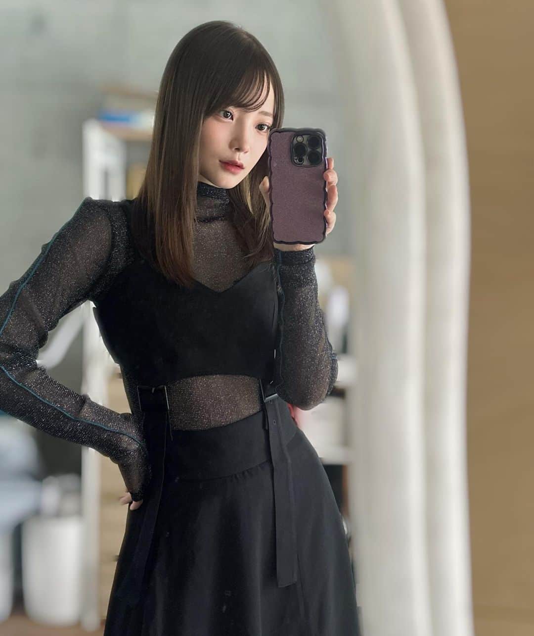 新谷姫加のインスタグラム：「こういう系統も好き☺︎」