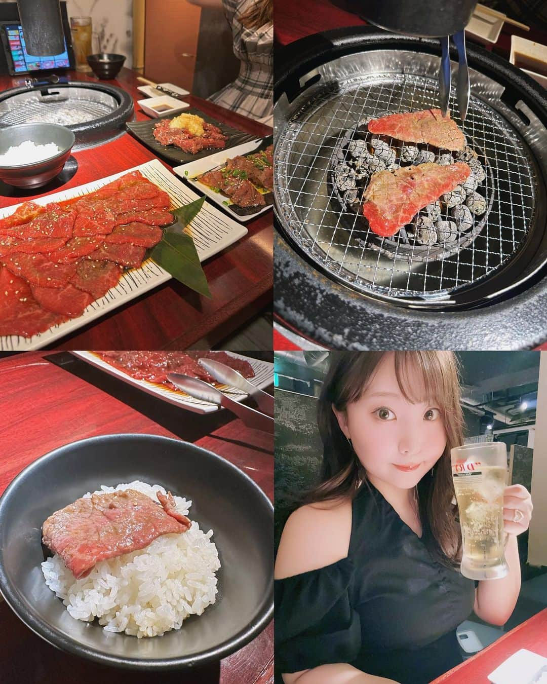 星野めいさんのインスタグラム写真 - (星野めいInstagram)「めっちゃ久しぶりの焼肉だったの♥♥ おいしくて幸せだった🤤  📍あか牛炙り3秒ローズ 📍ニンニクハラミ 📍牛炙りにぎり 📍冷麺  ロースほんとに柔らかかったな〜 ニンニクハラミはニンニクたっっぷりでご飯がすすんだ🍚🤤  お店は御徒町駅からすぐの焼肉やいち2.0 (@yaichi20) です！  普段降りない駅なんだけどすごく飲み屋さんたくさんだった！ みんなは御徒町で飲んだりするの？🧏🏻‍♀️  PR #御徒町 #御徒町グルメ #御徒町ランチ #御徒町ディナー #御徒町焼肉 #上野グルメ #上野焼肉 #上野ランチ」9月28日 19時21分 - pometaaan