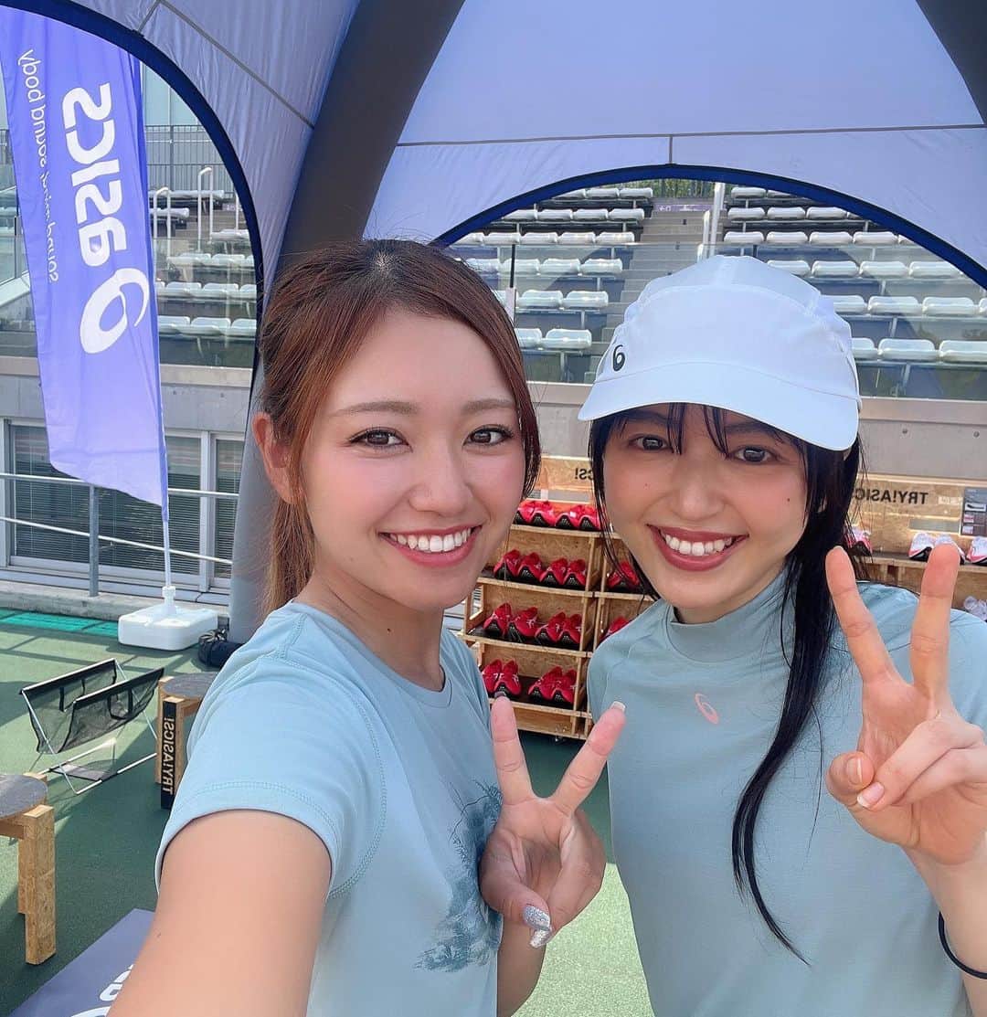 MINAMIさんのインスタグラム写真 - (MINAMIInstagram)「【東京レガシーハーフマラソン2023】 アシックスさんのリアルイベントに参加してきました🏃‍♀️🔥 女性のイベントでこんなにたくさんの方と走ったのは初めて楽しかった😆 トラックにきたのは大学の部活ぶり🤣 @asicsrunning_jp #Naginocollection ウェアも通気性が良くてとても可愛くて頑張って走ることができました！この淡いブルー大好き  @miho_run0802 コーチによる ウォーミングアップやランニングフォームレクチャーがあり、最後はみんなでランニングしました💪🏽 みんなで走るの楽しいなって初めて思いました🥹✨ 本番まで残り1ヶ月弱！ ワクワクドキドキです💗 完走することが目標！ がんばります！！  #東京レガシーハーフマラソン2023 #東京レガシーハーフマラソン #tokyolegacyhalf　#ASICSRunningProgramTLHM2023 #PR #アシックス #ランニング #ランニング女子 #ススメ自分 #マラソン #ハーフマラソン」9月28日 19時40分 - minamii_golf