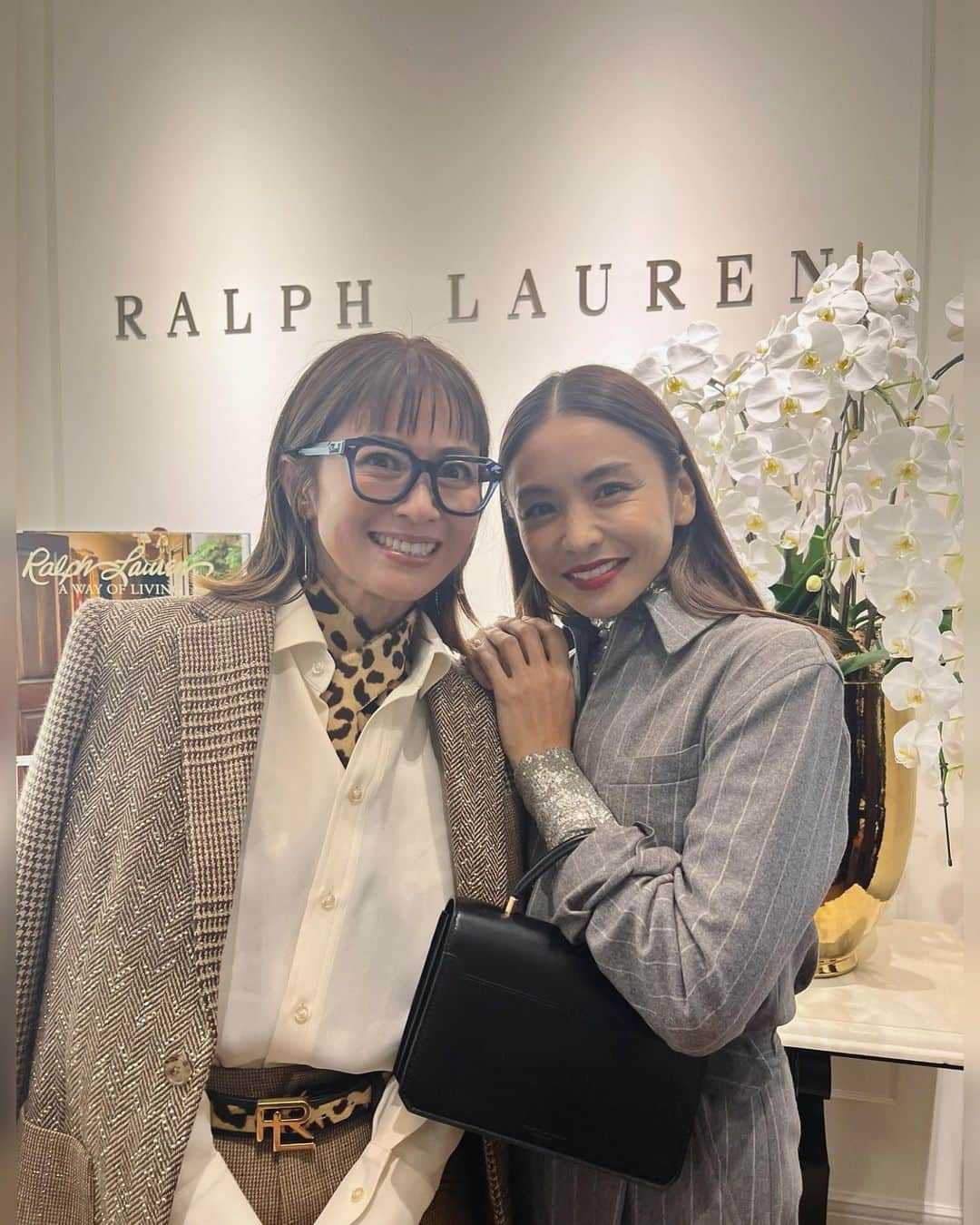 畑野ひろ子のインスタグラム：「@ralphlaurenhome イベントで、 タキマキにも会えて嬉しかった😍❤️  いつぶりだろう、、、 雑誌でいつも見てるので勝手に会った気になってるけど、直接会えたのは、VERY時代なので、5年ぶり？くらいなのかなぁ？ 相変わらずキラキラと美しいタキマキでした❤️」