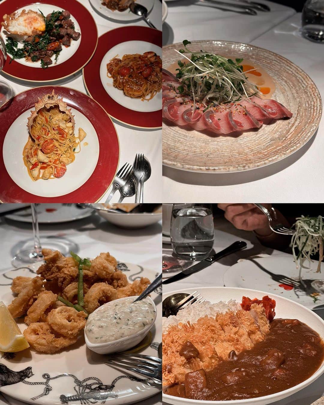 めいさんのインスタグラム写真 - (めいInstagram)「--🇹🇭Thailand  イタリアンステーキ&和食レストラン メニューとお皿が可愛すぎる♥️ 日本料理よりもイタリアン料理がとてもおすすめです！ どれも美味しかったな、至福の時間。 タイの友達Kerf&Jayにありがとう🥹  ・ ・ ・　 ・ ・ ・  —  #instapic#日本#泰國#寫真#portrait#사진#thailand#タイ#커피#ポートレート#japanesegirl#写真集#japan#photo_jpn#米其林#섹시#photo#写真部#フォロー#撮影#model#view#バンコク#tokyo#follow#portraitsedition  謝謝kerf&jay的泰國朋友帶我們來吃大餐！ 從menu及碗盤的設計感真的很cute以外，每一道菜真的很好吃！！！ 日式還可以，義式牛排類超級推薦☺️」9月28日 19時56分 - meitienlin1125