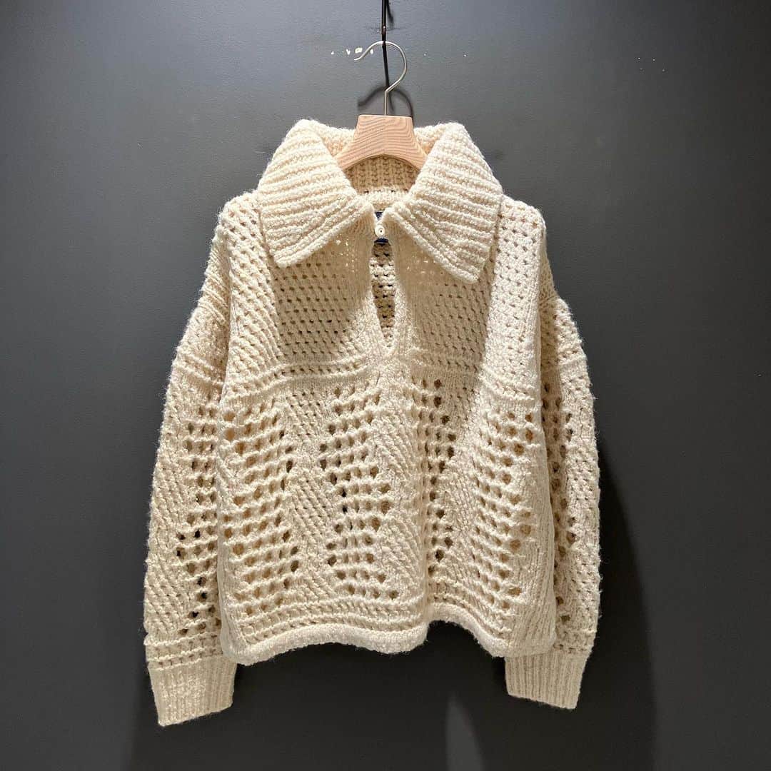 のインスタグラム：「＜boussole＞×＜Ray BEAMS＞ Womens Skipper Knit Special ¥34,100-(inc.tax) Item No.61-15-0849 BEAMS JAPAN 3F ☎︎03-5368-7317 @beams_japan #boussole #beams #raybeams #beamsjapan #beamsjapan3rd Instagram for New Arrivals Blog for Recommended Items」