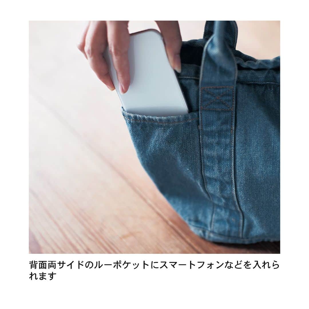 mini_labo_jp(ミニラボ) さんのインスタグラム写真 - (mini_labo_jp(ミニラボ) Instagram)「洗いをかけた風合いのあるデニムにミニラボ柄の刺繍をちりばめました。  使い込むほどにますますいい味わいに変化していきます。 ちょっとした外出にちょうどいい小ぶりサイズで、背面両サイドのルーポケットにスマートフォンなどをさっと入れられます。  ◆ROOTOTE（ルートート）とは 2001年の誕生以来、「Fun Outing！～楽しいお出かけ！～」をお届けしているトートバッグ専門ブランド。  ―――――――  各アイテムのページは画像をタップしてご覧ください。 ベルメゾンサイトにて商品番号でも検索していただけます。  ☑刺繍入りデニムのトートバッグ（mini labo×ルートート）／ボンジュール・レザミ 商品番号：1237125  #minilabo #ミニラボ #ベルメゾン #BELLEMAISON #バッグ #秋ファッション #秋コーデ #トートバッグ #ルートート #ROOTOTE #大人ファッション #丁寧な暮らし #花柄 #おしゃれな暮らし #日常を大切に #暮らしを楽しむ #シンプルに暮らす #デニムバッグ」9月28日 20時08分 - mini_labo_jp