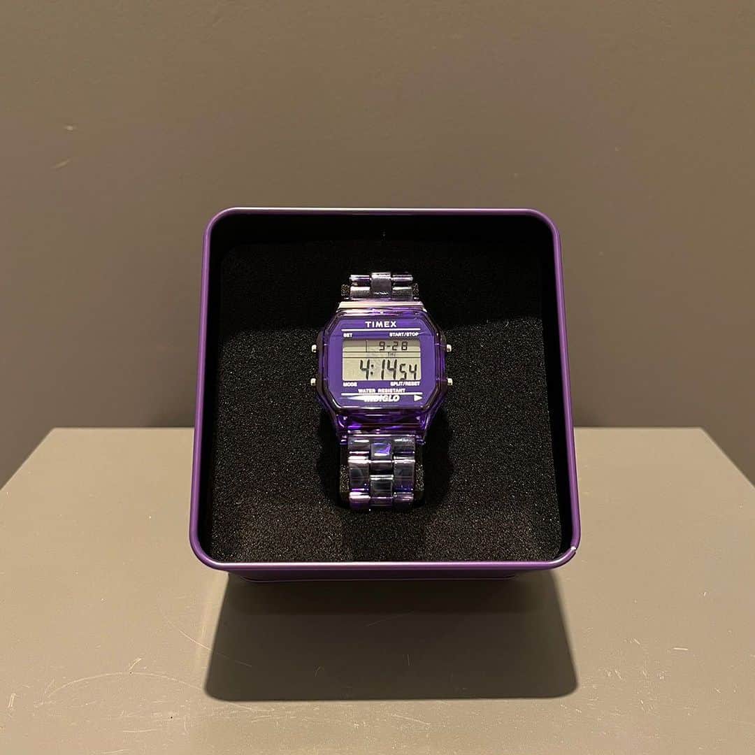 のインスタグラム：「＜Needles＞×＜TIMEX＞×＜BEAMS BOY＞ Womens Classic Digital Purple Special ¥17,600-(inc.tax) Item No.13-48-0009 BEAMS JAPAN 3F ☎︎03-5368-7317 @beams_japan #needles #timex #beams #beamsboy #beamsjapan #beamsjapan3rd Instagram for New Arrivals Blog for Recommended Items」