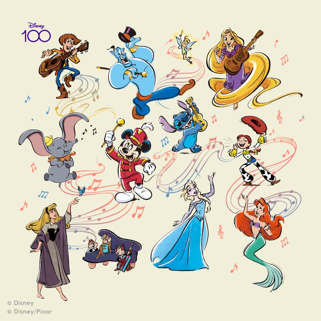 JINS公式のインスタグラム：「ディズニーキャラクターにインスパイアされたメガネをみんなの目元に。JINS / Disneyモデル 10/5(木)発売!!本日9/28(木)よりWEBで先行受注も開始です。  ディズニー創⽴100周年を記念して。あのキャラクターたちのイメージが、続々とジンズのアイウエアに。それは、お気に⼊りの⼀本がきっと⾒つかる、100周年を記念したスペシャルなコレクションです。日常使いしやすい自然なデザインをベースに、各キャラクターの個性をフレームのディテールで表現。  フレームには、ミッキーマウス、ミニーマウス、トイ・ストーリーのウッディなど、ディズニーとピクサーのキャラクターが合計20種類デザインされています。  全てのフレームにオリジナルデザインのメガネケースとセリートが付属。さらに今回は、ご購入いただいたお客様には先着で斜めがけもできるオリジナルのサコッシュ型ショッパーでお渡し☆  さぁ、かけよう、時代を超える物語を。楽しもう、あなたのかけがえのない物語を。  詳細は公式サイトまたはハイライトからチェック！  #jins #disney #ディズニー #disney100 #メガネ」