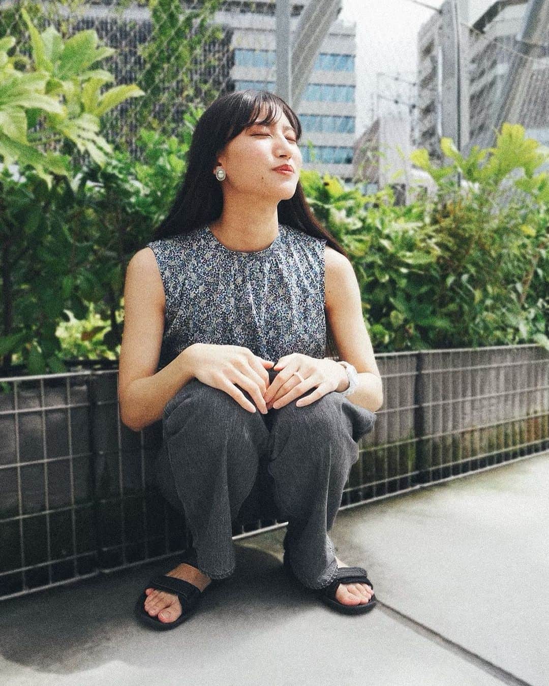 七木奏音さんのインスタグラム写真 - (七木奏音Instagram)「まだもうちょっと 暑い。」9月28日 12時31分 - nanaki.kanon