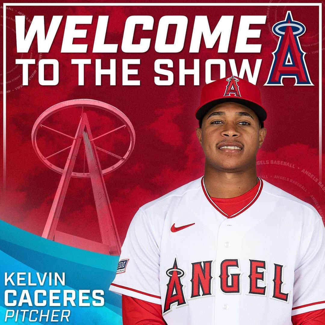 ロサンゼルス・エンゼルス・オブ・アナハイムのインスタグラム：「welcome to the Show, Kelvin!」