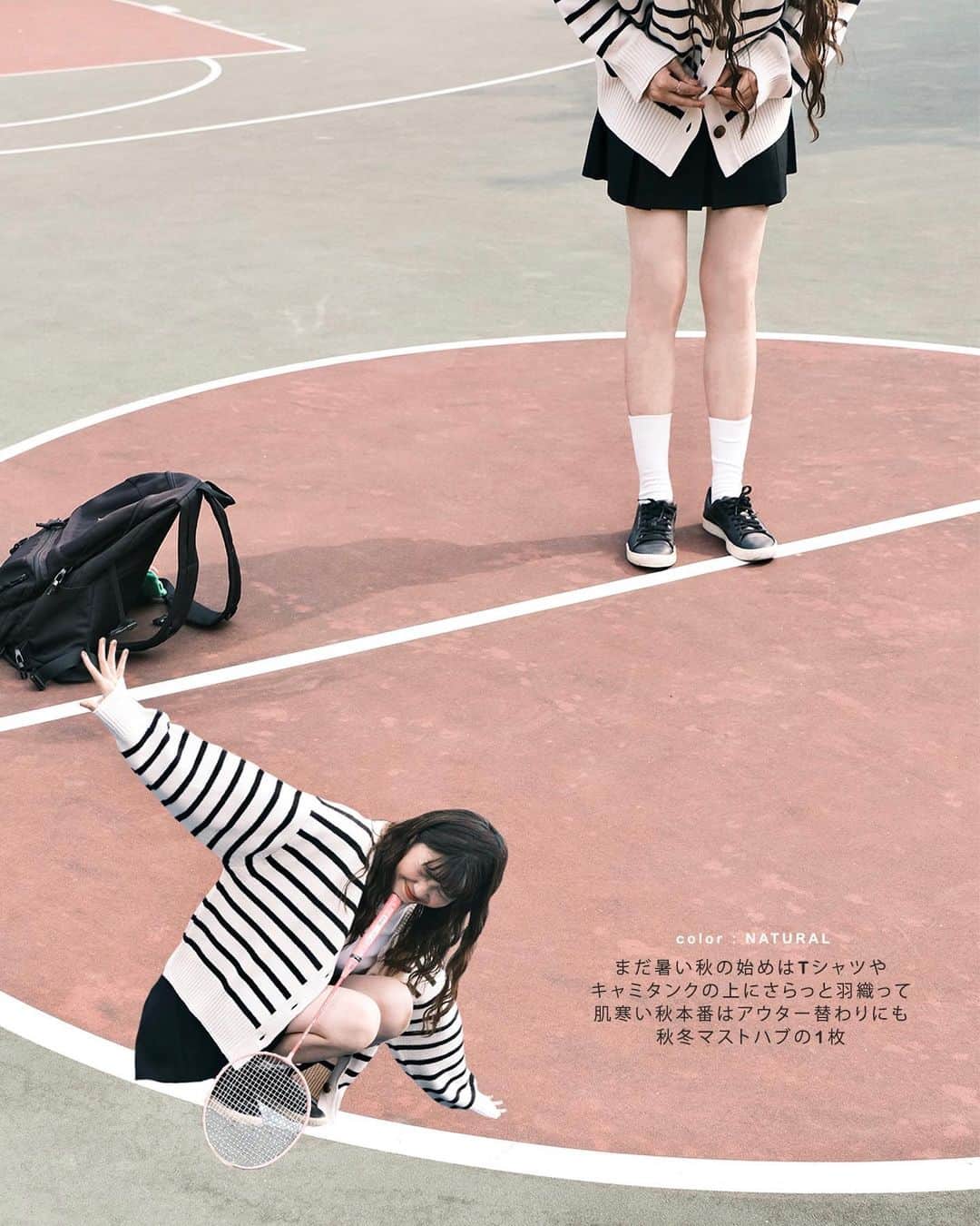 GU TAIWANさんのインスタグラム写真 - (GU TAIWANInstagram)「原來 @gu_taiwan 的品牌名在日文裡音同於「自由」呼應著「 Your Freedom 」的品牌精神期望大家在穿搭上都能享受自由、不受拘束的探索，找到自己的時尚樣貌   而 GU 2023 年的秋冬新品主題以「#GUrbanExplorer極優城市探索」推出了很多顏色的美型針織外套，這次我選了「圓領開襟外套」的條紋款式準備迎接秋冬！   這件外套的肩部和袖子都蠻寬鬆，無論是搭配內搭等做層次造型或作為外套、披肩都很合適   除了寬鬆的版型，我特別喜歡的地方是袖口和下襬處使用了不同織法拼接，讓造型更加分了；我這次穿的是XL，除了多一些寬鬆的隨興感之外，還可以營造出身型很纖細的感覺   而圓領的設計，如果在裡面搭配有領子的polo衫或是襯衫，露出一點領片也能在造型上多一些小巧思！   ✎ 由GU 和 UNIQLO 共同推出的穿搭 APP 叫做「StyleHint」可以在上面分享個人穿搭，也能在那上面尋找穿搭靈感～   . . . @gu_taiwan #jjlo_ok #GUTaiwan #GUrbanExplorer #YOURFREEDOM #讓時尚更自由 #GU美型針織外套」9月28日 13時00分 - gu_taiwan