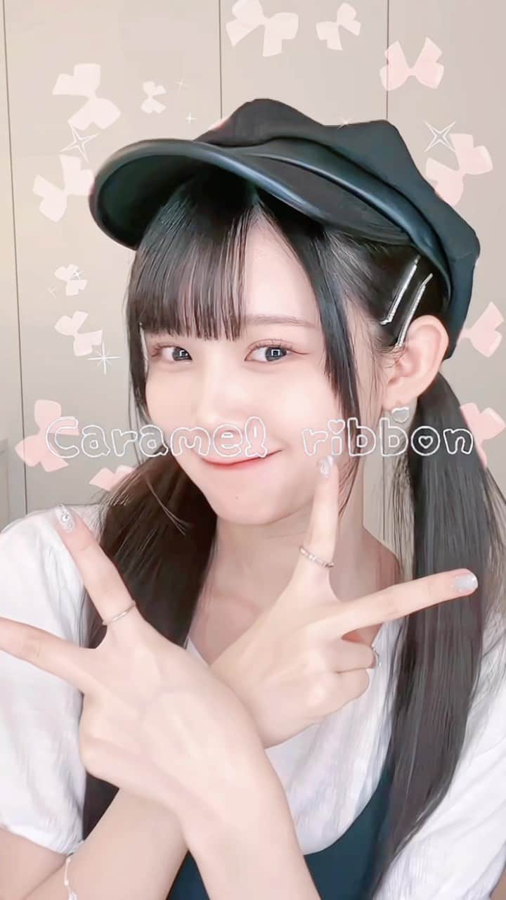 林于馨のインスタグラム：「*. ﾟ᧔♡᧓*. ﾟ #CaramelRibbon #小倉唯」