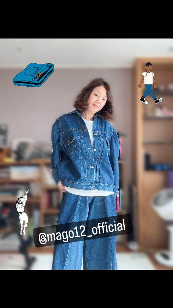 イ・スンヨンのインスタグラム：「상태가 훨씬 나아졌어요 ㅋ 그새를 못참고 요래요래 옷입어보고 ㅎ  옷 좋아하는사람들 못말리지요? 올 가을 쌩지진 커플로 멋쟁이 되보자구욧 🍒👍❤️🩵🤣」
