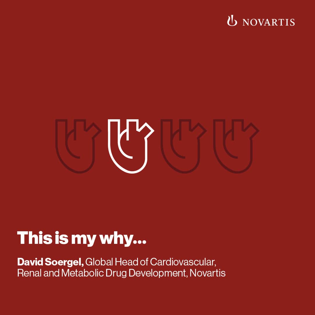 ノバルティスのインスタグラム：「David comes to work every day to have an impact on the millions of people affected by cardiovascular disease (#CVD)… People like his father. David knows firsthand what it’s like to grow up in the shadow of #CardiovascularDisease. His father’s heart attack was a key driver in following a career in science and research.  Today, as he leads drug development teams focused on cardiovascular, David hopes his work will have a real impact on people going through a similar thing to his younger self.  Discover more of David’s story via the link in our bio.   #WorldHeartDay #UseHeart #KnowHeart #HeartMonth」