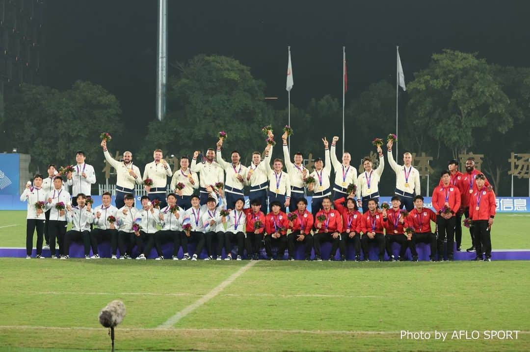 加納遼大さんのインスタグラム写真 - (加納遼大Instagram)「3位🙎‍♂️  #asiangames  #asiangames2023  #teamjapan  #japan7s」9月28日 16時09分 - ryota510