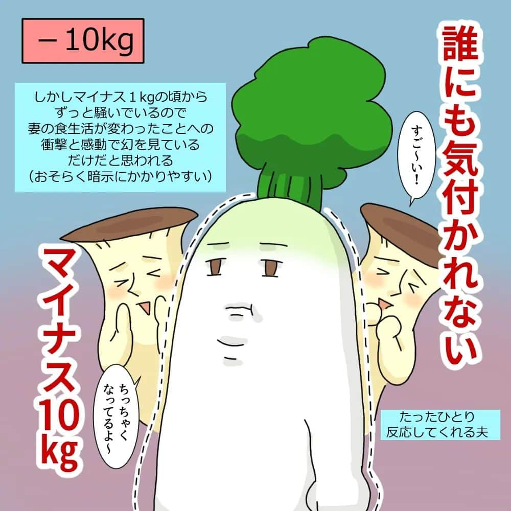 たんこのインスタグラム：「From debu to debu.  #タンコー怒りのダイエット −10kg #ダイエット #減量 #高血圧 #産後ダイエット #デ部 #ダイエット記録 #マイナス10キロ #育児漫画 #1コマ漫画 #あと10キロは何も変わらない自信がある #プロのデブ」