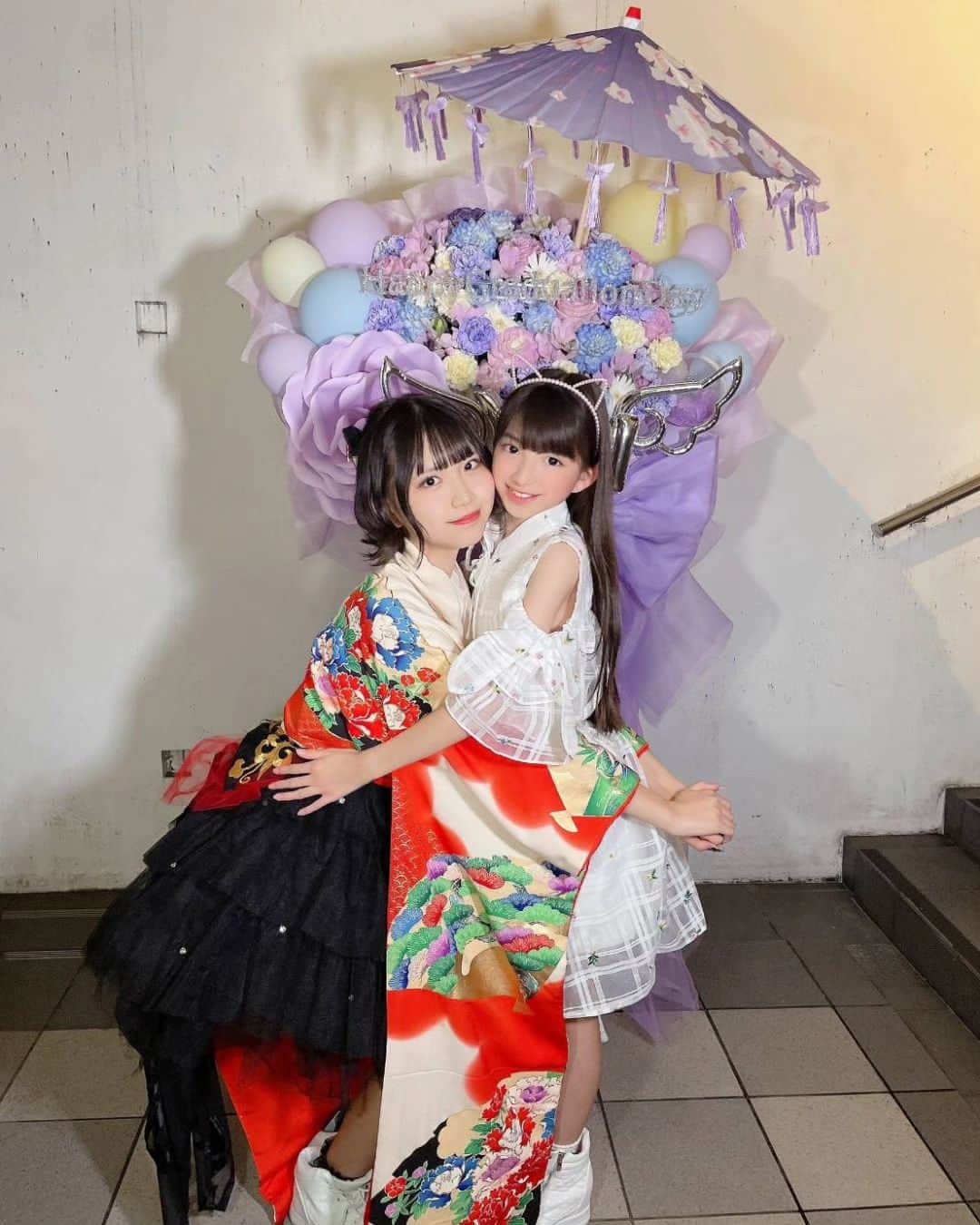 中井結々さんのインスタグラム写真 - (中井結々Instagram)「こうゆい💜  だいすきだよ💜 ありがとう!!!!!!!!!!!!!!!💜」9月28日 17時25分 - yuyu_ymcitron