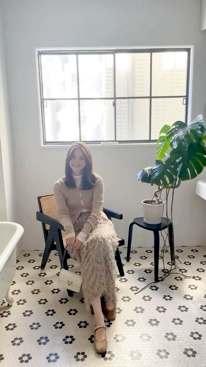 のインスタグラム：「. マネージャーさんが憧れのリールを作ってくれた♡嬉しい！ 何かして欲しい事があったら教えてください😊」
