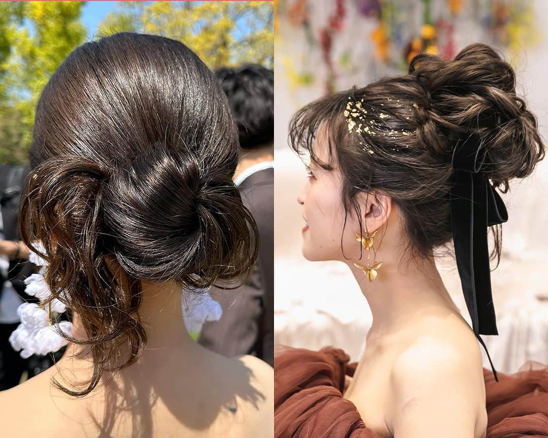 ゼクシィさんのインスタグラム写真 - (ゼクシィInstagram)「. 【挙式＆披露宴😍おしゃれ花嫁さんのヘアチェンジ】 . 今回は、#ゼクシィ2023 に素敵なお写真を 投稿してくれた花嫁さんの おしゃれなヘアチェンジの髪型をpick up！🎀 . @w_s2_wd さん @_chr_wd_ さん @ri____wd さん @mnm_wedding_ さん @0401ttori___wd さん @sa_03.25 さん @0314_wedding さん . +♥+:;;;:+♥+:;;;:+♥+:;;;:+♥+:;;;:+♥+:;;;:+♥ . プロポーズから結婚式まで素敵なお写真募集中！ . ゼクシィ公式アカウントでお写真を紹介してみませんか？ 【#ゼクシィ2023】 を付けて投稿してください♡ . +♥+:;;;:+♥+:;;;:+♥+:;;;:+♥+:;;;:+♥+:;;;:+♥ . ▼公式アプリもCHECKしてね ゼクシィアプリはURLから @zexyrecruit  ▼理想の会場探しをプロがサポート！ ゼクシィ相談カウンターもCHECK @zexy_counter のURLから  #花嫁ヘア#ウエディングヘア#花嫁ヘアアレンジ#ヘアチェンジ#花嫁メアメイク _ #結婚式#プレ花嫁#2023秋婚#2023冬婚#2024春婚#2023夏婚プレ花嫁#2023秋婚プレ花嫁 _ #ゼクシィ」9月28日 18時00分 - zexyrecruit