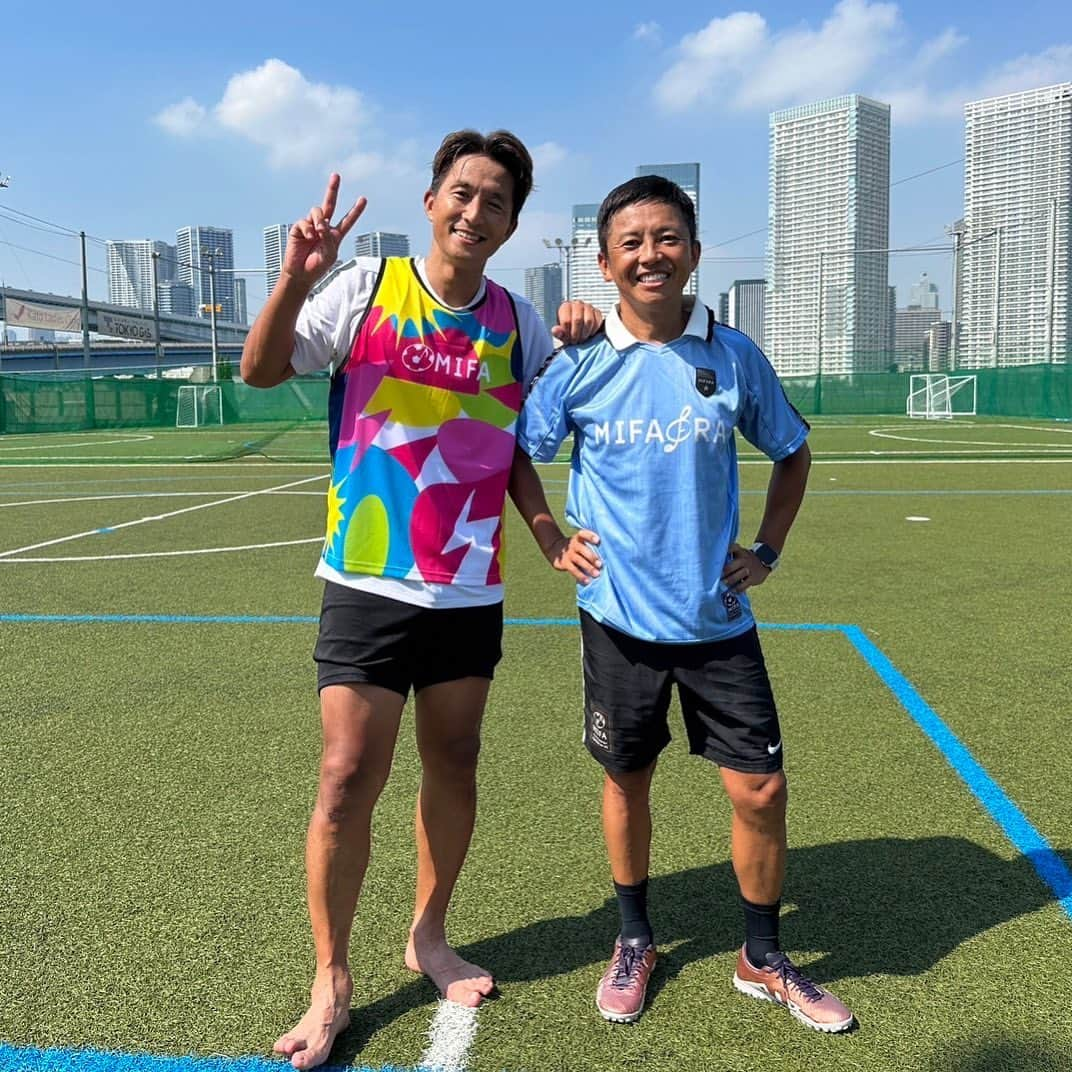 福西崇史さんのインスタグラム写真 - (福西崇史Instagram)「. 種子島イベントに向けて調整中⚽️ . この暑さはあかんて。。。🥵💦 . 久しぶりのサッカー😅 プレーはひどい😭😭😭 . #gakumc #mifa #豊洲 #music #soccer #福西崇史 #秋はどこ #東京 #enjoy #ありがとう」9月28日 18時36分 - takashi_fukunishi