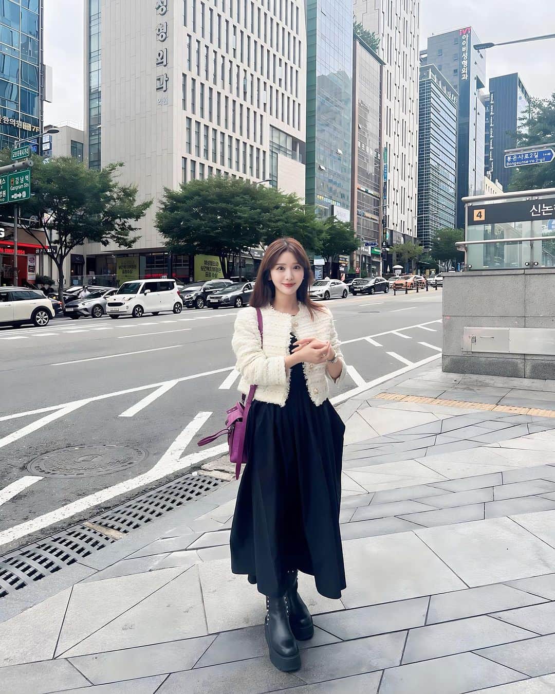 のインスタグラム：「촬영때문에 잠깐 서울 갔다 왔어요🇰🇷❤︎ 행복한 추석 연휴 보내세요...🩵  #seoul#추석#韓国グルメ」