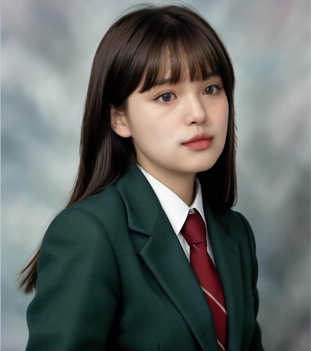 イ・グムヒさんのインスタグラム写真 - (イ・グムヒInstagram)「미쿡에 간 이구미.. 🇺🇸👩🏻‍🎓💞 私もやってみた🇺🇸👩🏻‍🎓 アメリカの学生グミはどうですか？💞  #yearbook #epik #イヤーフック #이어북ai」9月28日 18時47分 - geumhee1012