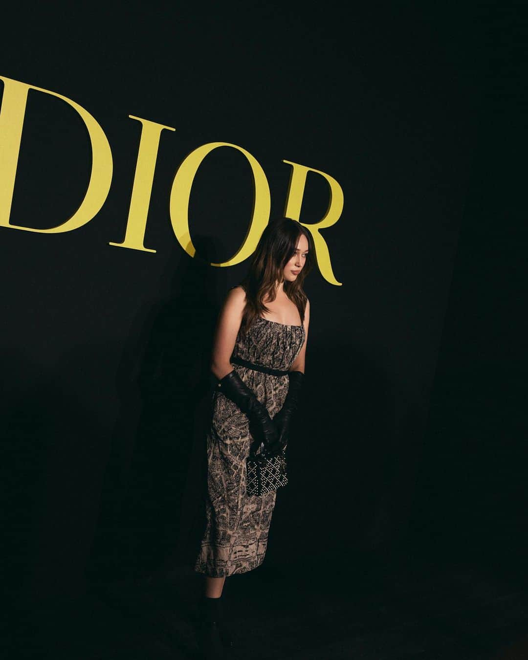 アリシア・デブナム・キャリーのインスタグラム：「@dior 🤍  #diorSS24 #mariagraziachiuri」