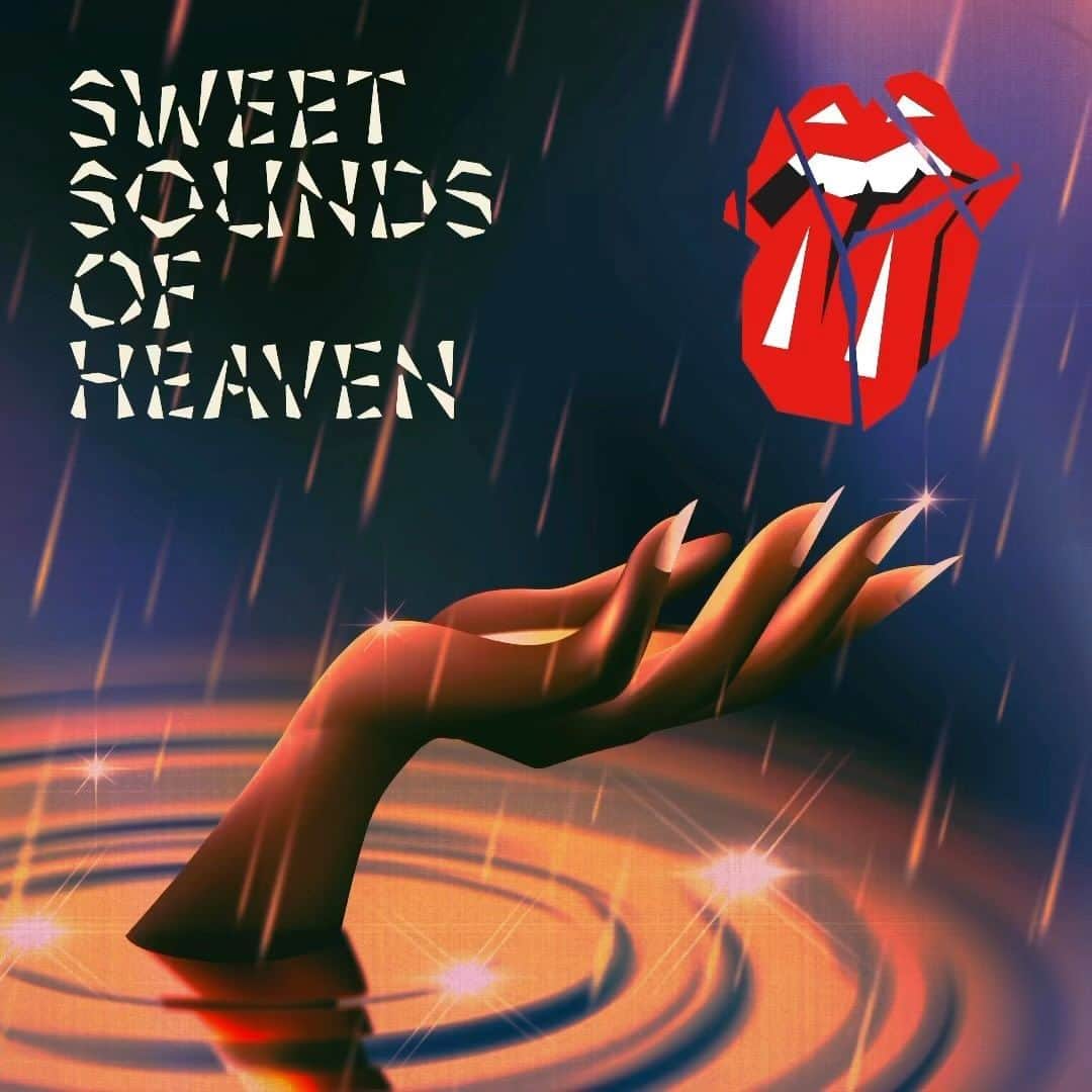 ロン・ウッドのインスタグラム：「❤️🎸😎‘Sweet Sounds Of Heaven’ featuring @ladygaga and #StevieWonder is out now! Tap the link @therollingstones’ bio to stream now↗️」