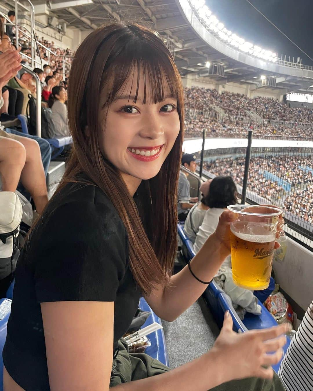 吉川七瀬さんのインスタグラム写真 - (吉川七瀬Instagram)「ついつい買ってしまうよね、、最高🍺⚾️」9月28日 21時11分 - yoshikawa_nanase