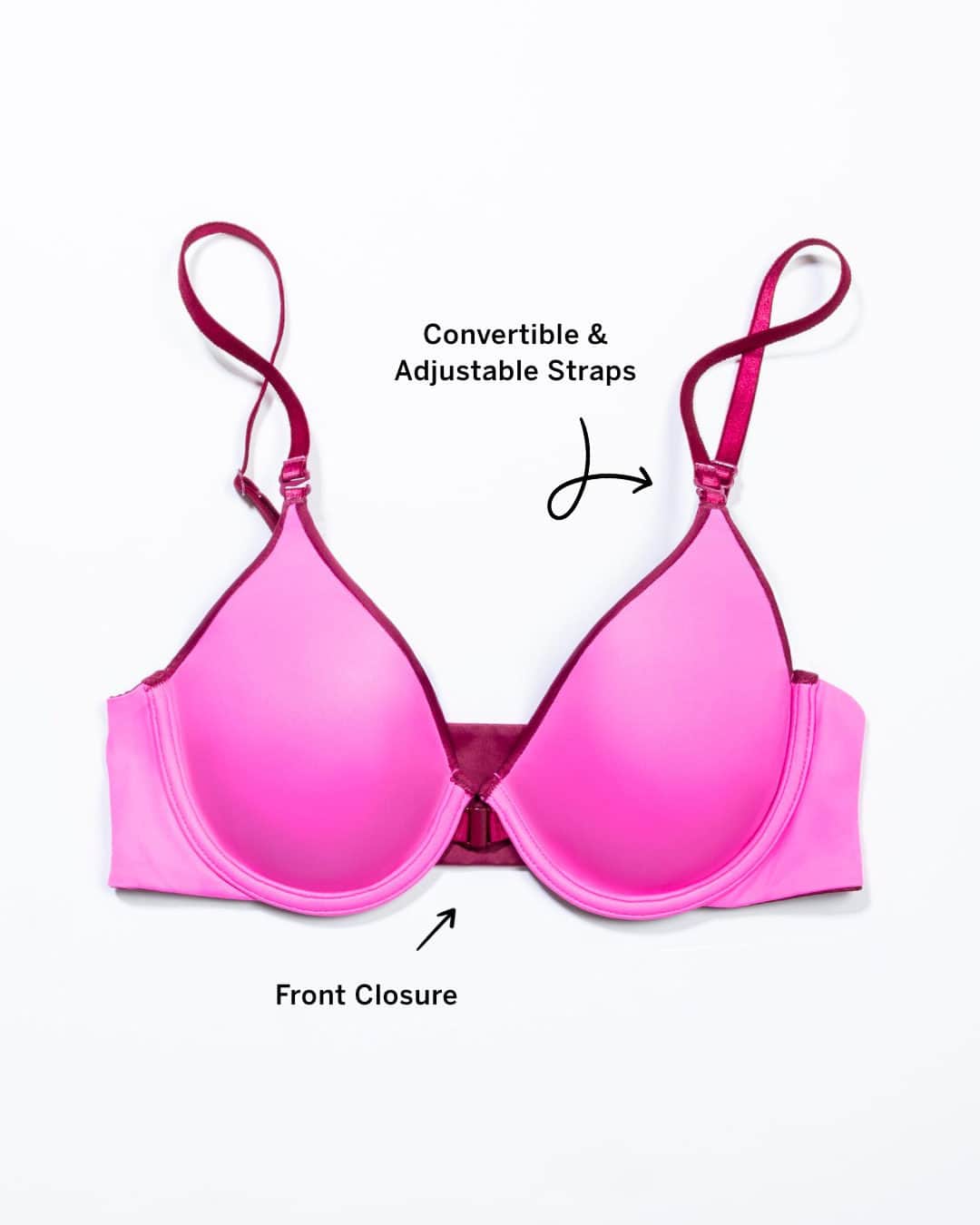 Victoria's Secret PINKさんのインスタグラム写真 - (Victoria's Secret PINKInstagram)「The NEW PINK Flip It Bra has a 2-in-1 reversible design so you can change your mind about what color you’re wearing whenever you want. We get it, commitments can be tough.」9月28日 22時00分 - vspink