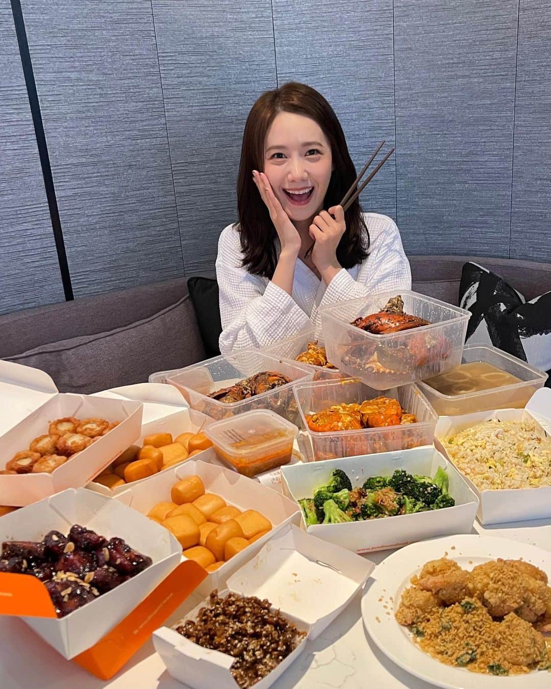 ユナさんのインスタグラム写真 - (ユナInstagram)「이번 추석은 싱가포르에서 크랩크랩😋」9月28日 21時30分 - yoona__lim