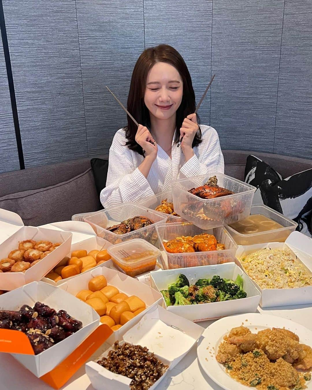 ユナさんのインスタグラム写真 - (ユナInstagram)「이번 추석은 싱가포르에서 크랩크랩😋」9月28日 21時30分 - yoona__lim