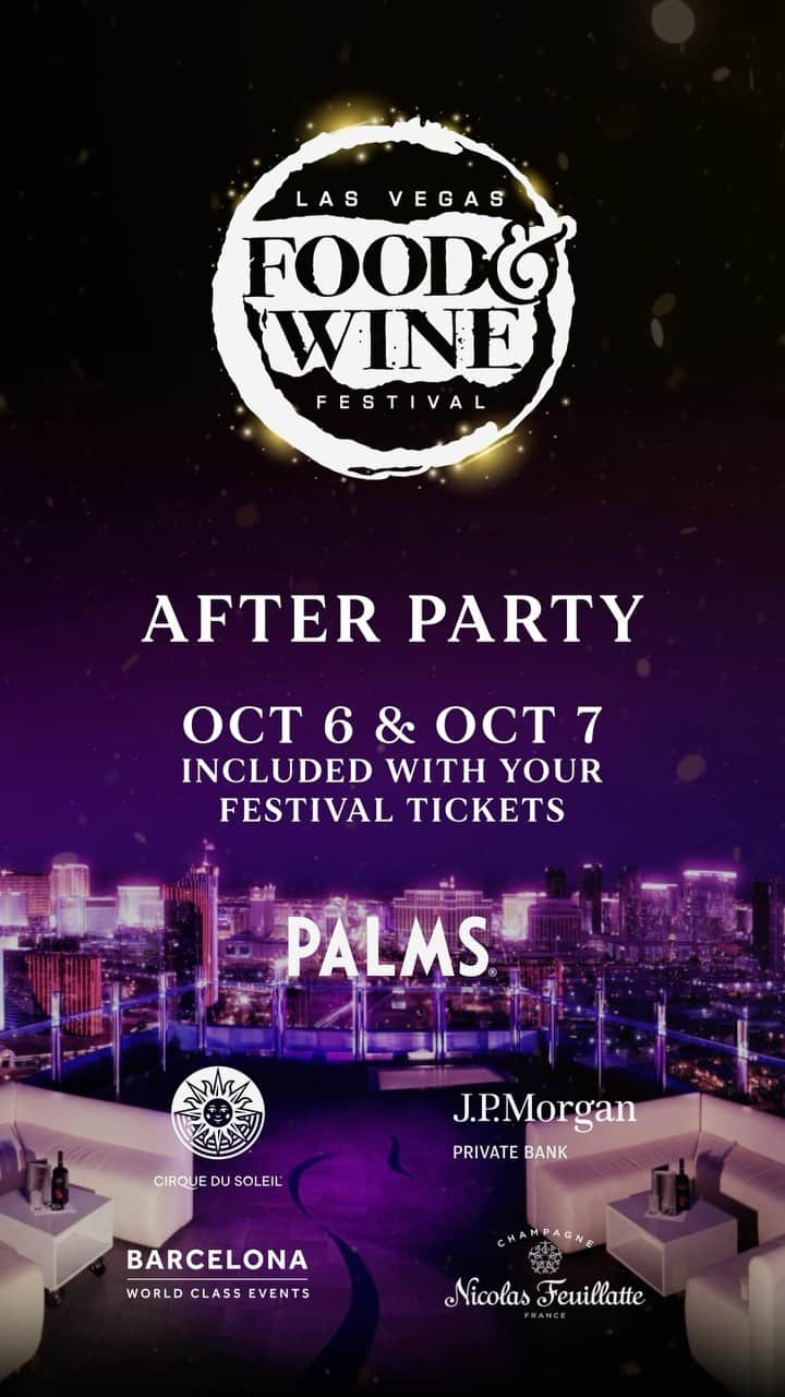 Palms Casino Resortのインスタグラム：「After Party is on us!!! Join us at GhostBar @palms @ghostbarlv after the festival on both October 6 & 7 for a VIP afterparty with the best views on the strip #afterparty」