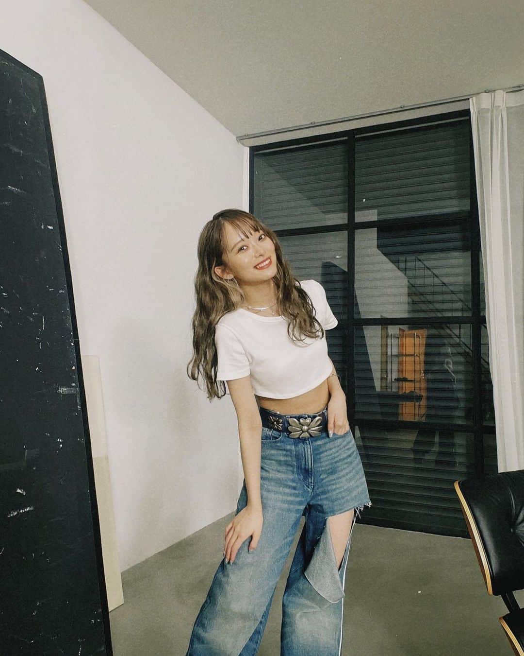宇井優良梨のインスタグラム：「:)」