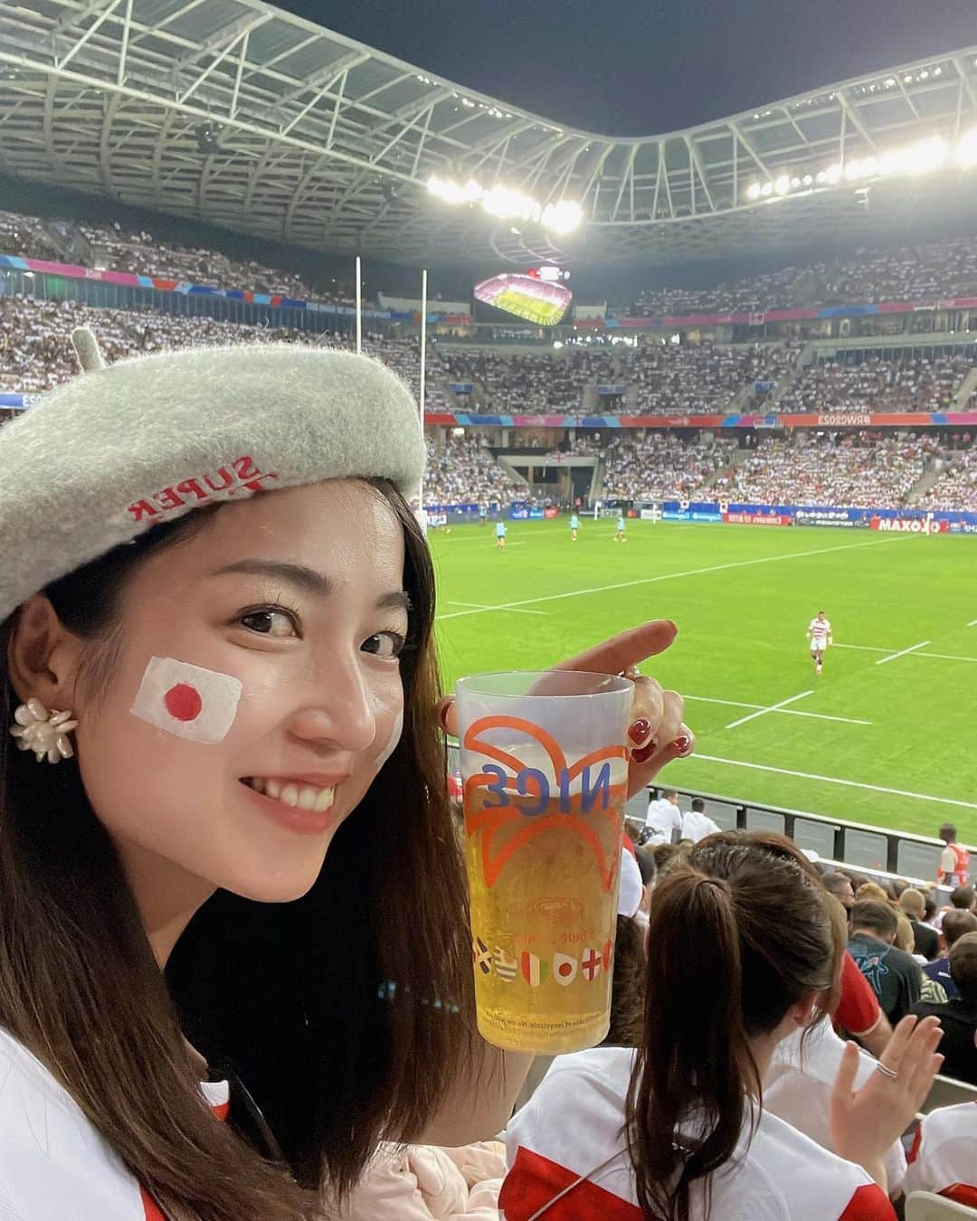 大慈弥レイさんのインスタグラム写真 - (大慈弥レイInstagram)「日付け変わって午前4時からは日本vsサモア戦🏉🏉✨ ⁡ イングランド戦の悔しさを払拭する大一番、 日本からしっかり応援します！！！！！ ⁡ ⁡ #gowiththebrave  #braveblossoms  #rugbywc2023  #asahisuperdry #スーパードライで乾杯 #ラグビーmc #スポーツmc」9月28日 22時18分 - rei_ojimi