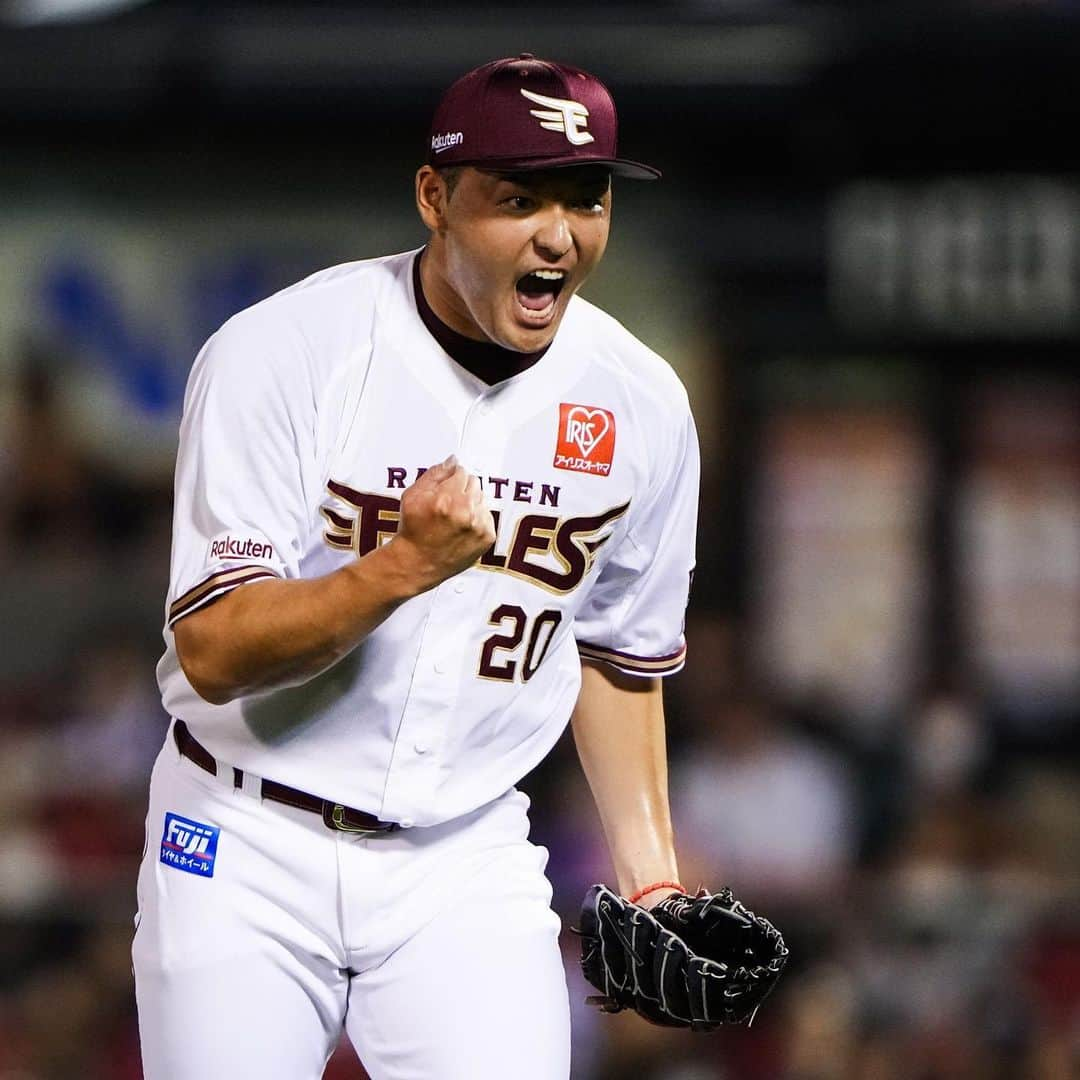 東北楽天ゴールデンイーグルスさんのインスタグラム写真 - (東北楽天ゴールデンイーグルスInstagram)「⚾️  ⚾️E 9-5 B⚾️  1点ビハインドの8回に6安打5得点の猛攻で逆転勝利‼️‼️ 岡島選手が同点タイムリー👍🏼辰己選手は勝ち越し犠牲フライ🌈 そして小郷選手が3安打3打点と守備でもファインプレー🦅 鈴木大地選手が2回に5号ソロ🔥小深田選手は3安打1盗塁🎂 さらに浅村選手と村林選手が2安打1打点👏🏼👏🏼 投げては2番手の内選手が3回無失点のナイスピッチング💯 8回を無失点に抑えた安樂選手が3勝目✨✨ 4点差の9回は松井裕樹選手がしっかり三者凡退👌🏼 そしてレギュラーシーズンのホームゲームは残り3試合🏟️🙌🏼  #鷲が掴む #rakuteneagles #辰己涼介  #岡島豪郎 #安樂智大  #内星龍  #松井裕樹 #鈴木大地 #小郷裕哉  #小深田大翔  #浅村栄斗 #太田光 #村林一輝」9月28日 22時40分 - rakuten_eagles