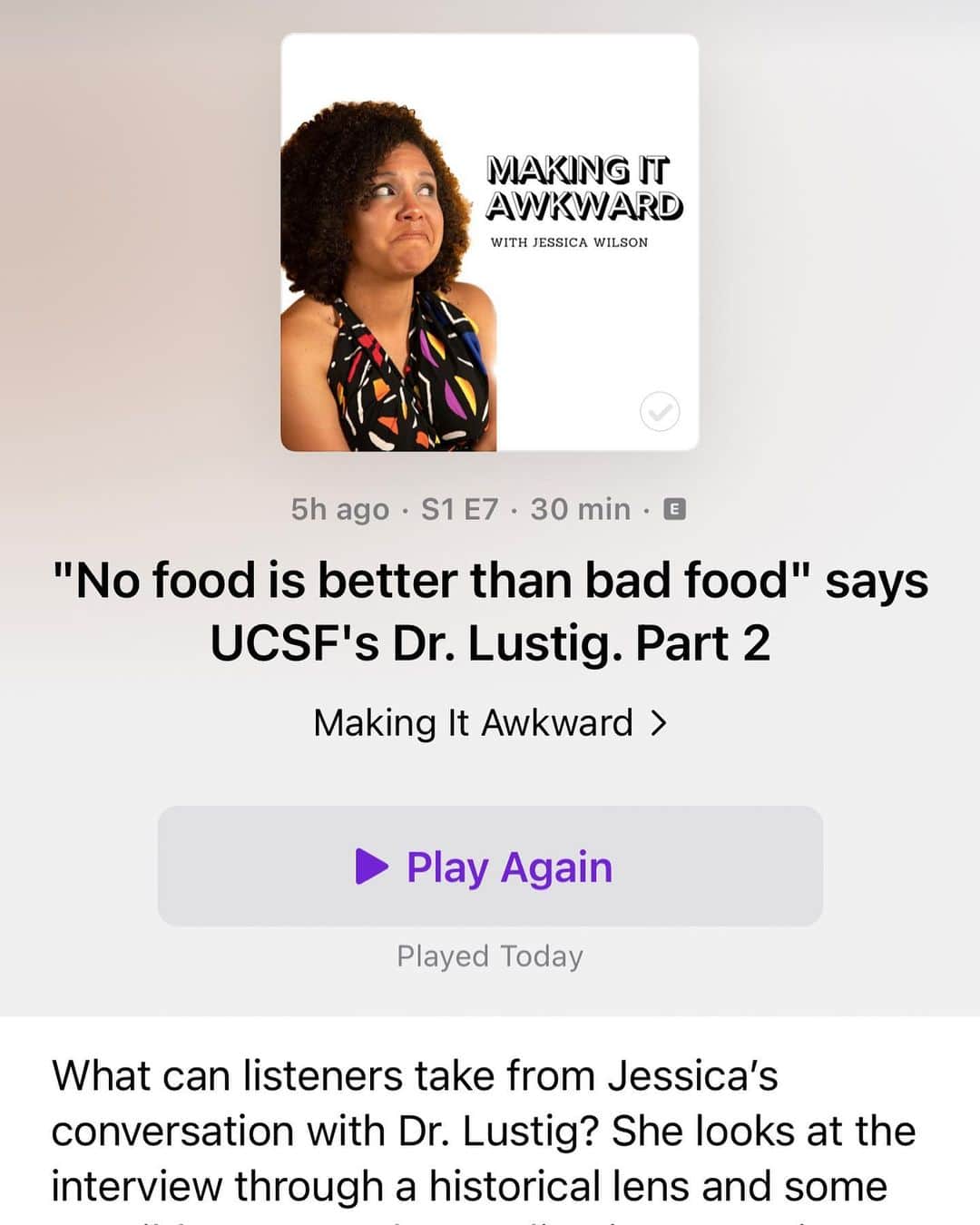 アリソン・ピルのインスタグラム：「For those who haven’t listened to @jessicawilson.msrd podcast #makingitawkward yet, this one is a banger.  It’s the response to an earlier interview with Dr Lustig from UCSF which really puts into perspective who is making food policy and who that food policy is for.  Hint: it’s not for many of us.  Give a listen wherever you get your podcasts!」