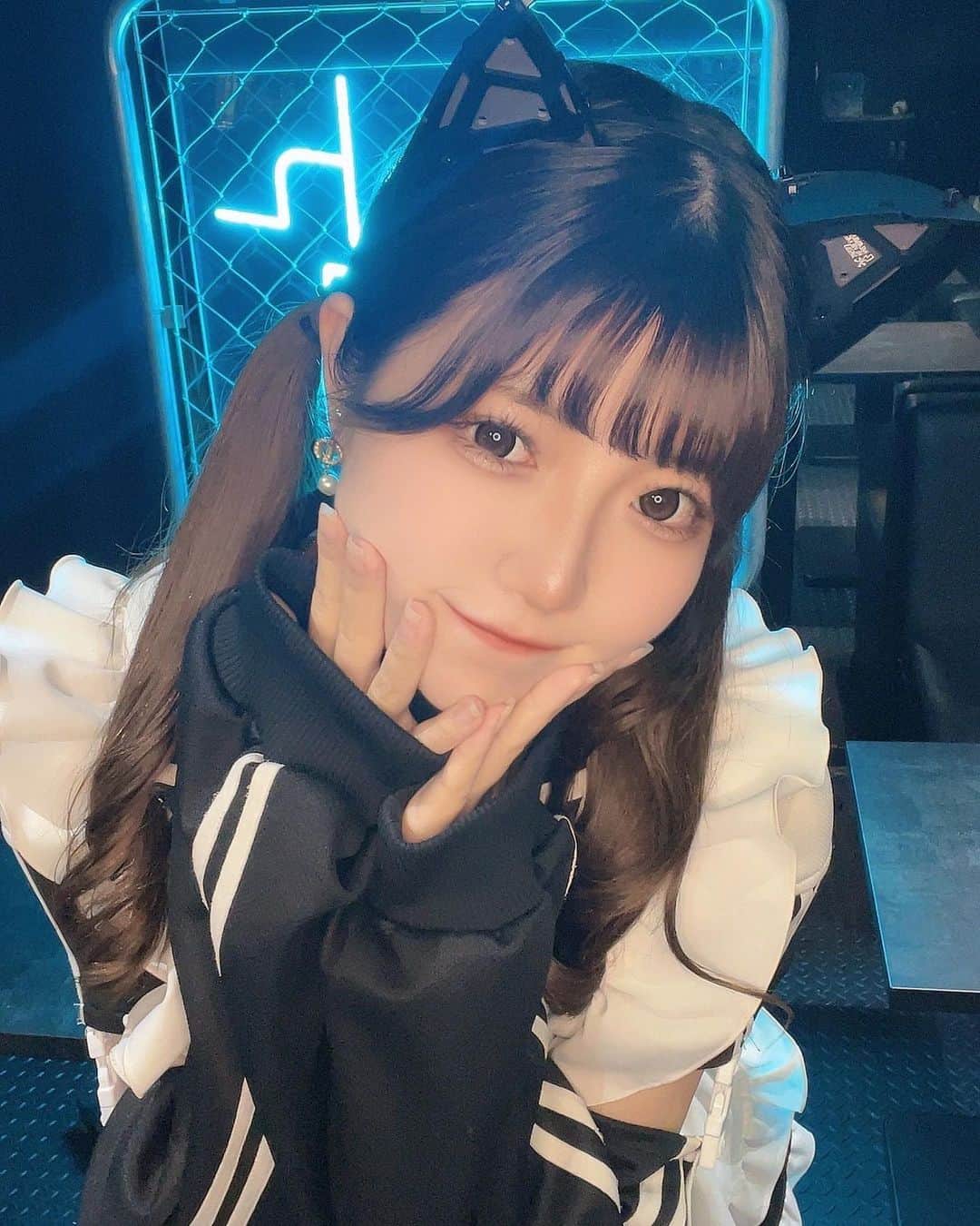 愛白かなたさんのインスタグラム写真 - (愛白かなたInstagram)「サイバーにゃんこ🐈‍⬛‎ゲスト出勤ありがとうございました‪‪❤︎‬」9月28日 22時44分 - knt_811