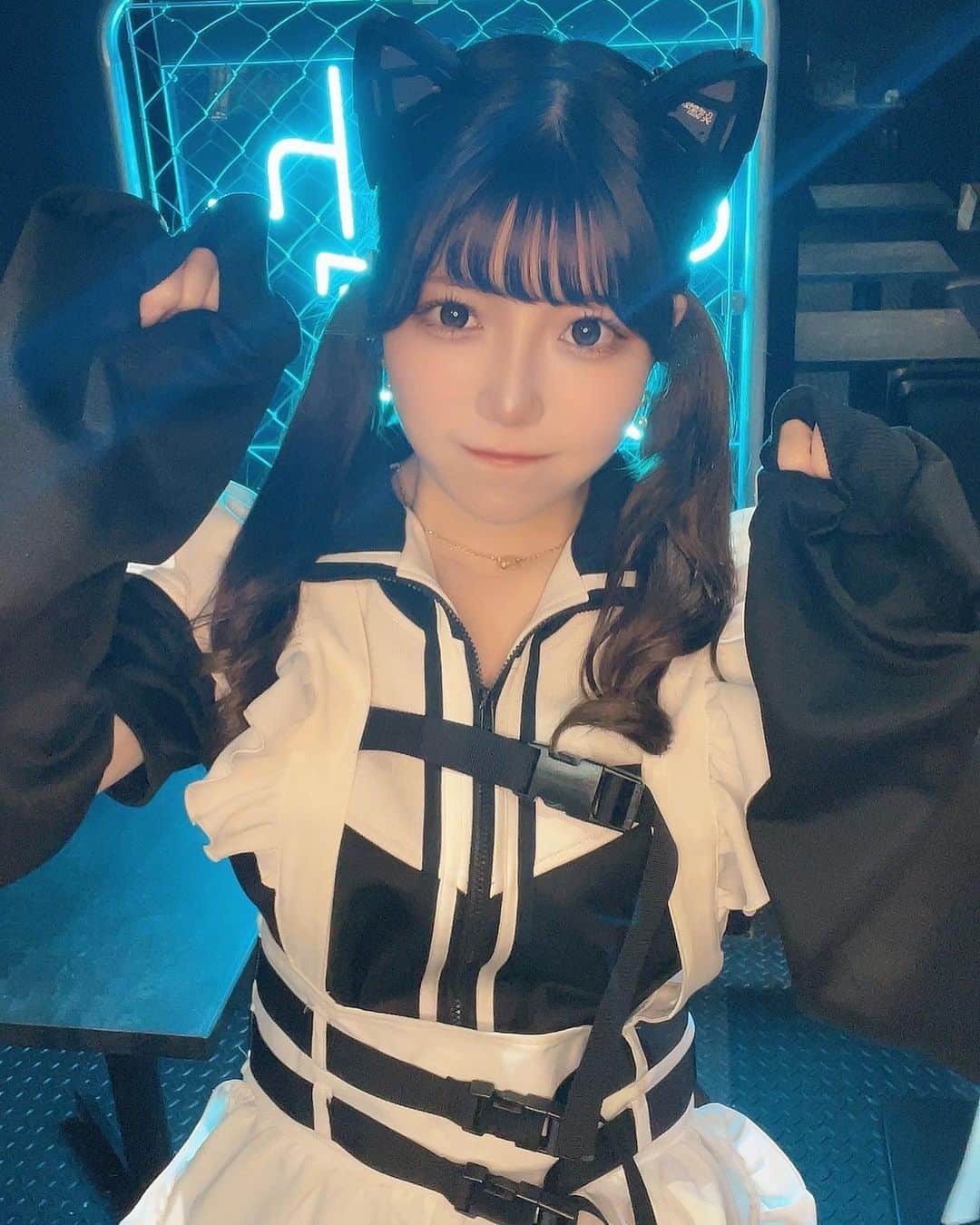 のインスタグラム：「サイバーにゃんこ🐈‍⬛‎ゲスト出勤ありがとうございました‪‪❤︎‬」