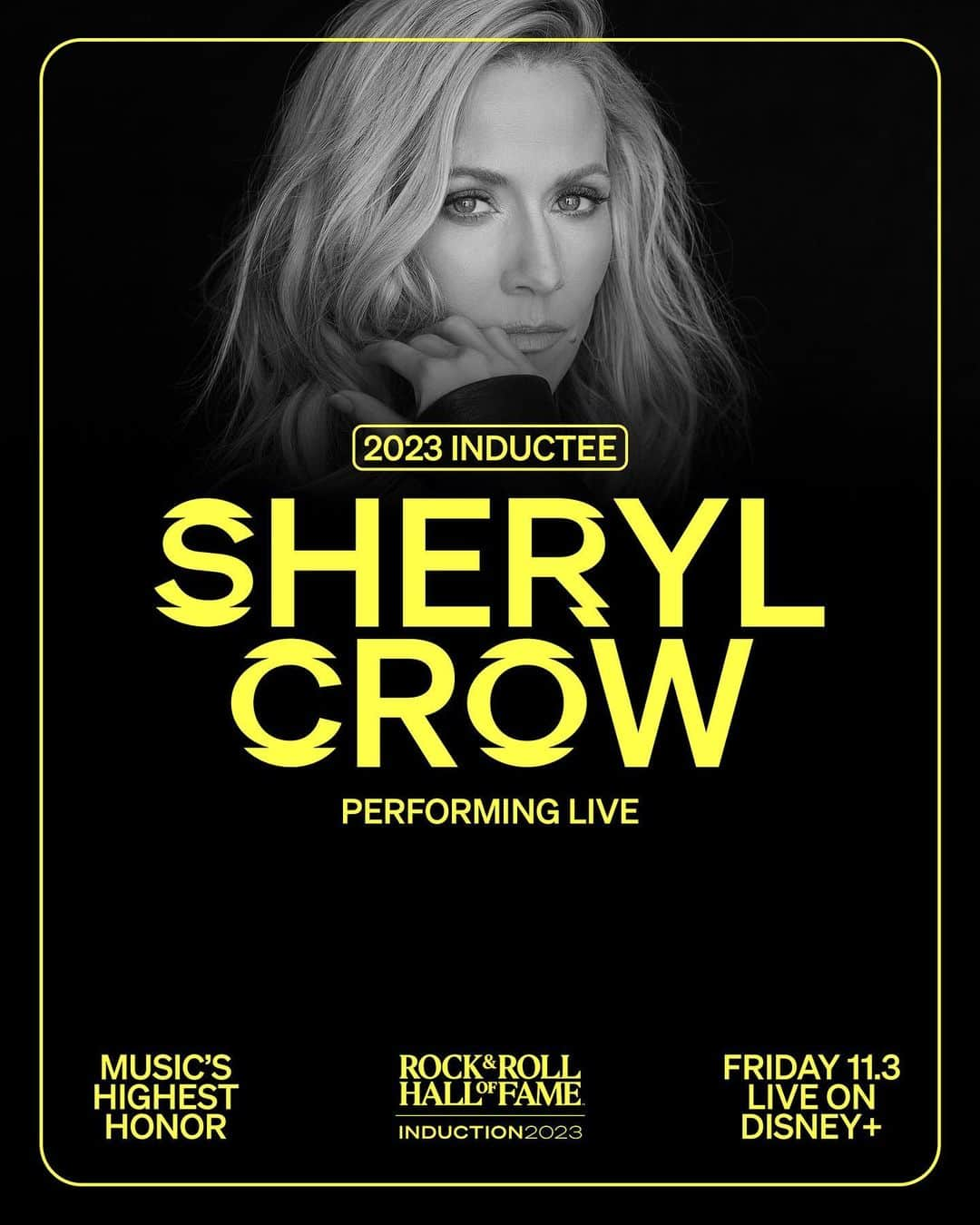 シェリル・クロウさんのインスタグラム写真 - (シェリル・クロウInstagram)「One of this year's Inductees and past guest performer @sherylcrow will take the stage again for her own #RockHall2023 Induction LIVE Friday, Nov 3 on @disneyplus!」9月28日 22時57分 - sherylcrow