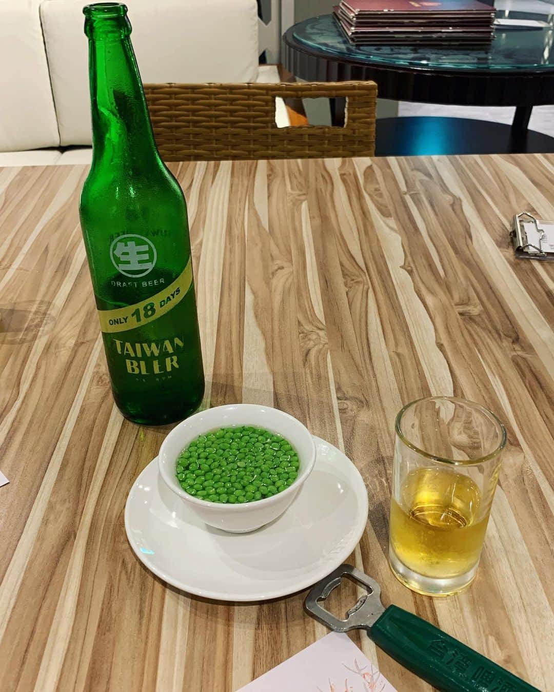 小谷実由のインスタグラム：「🍀🫛🍵🪀🧩💚」