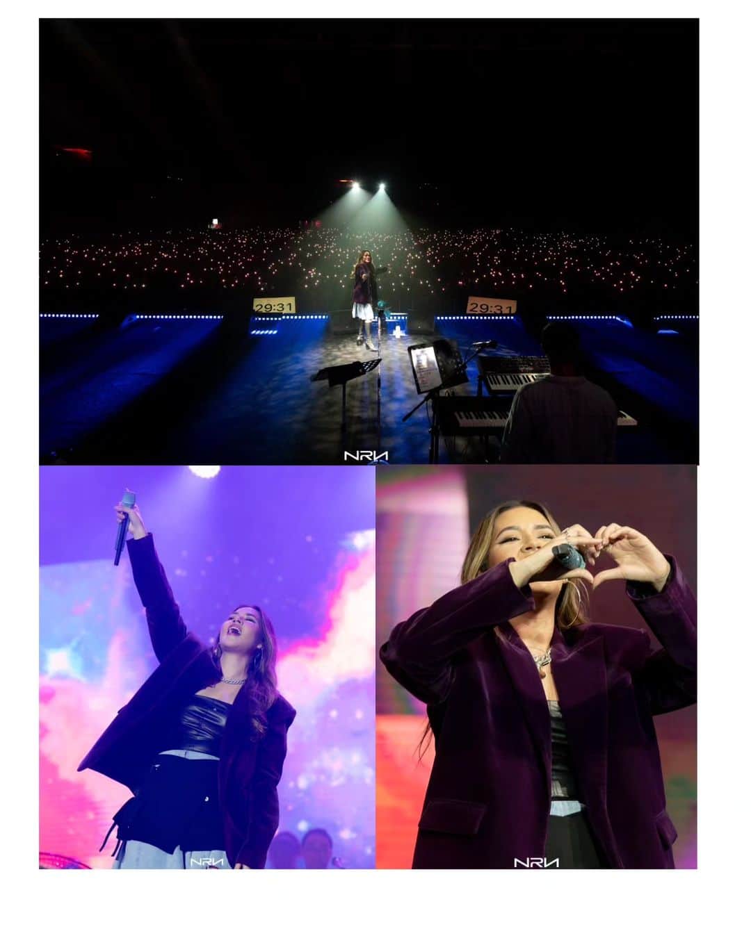 Raisa Andrianaのインスタグラム：「Pestapora!! Maaf lama uploadnya bingung mikirin caption. Dari awal masuk lagu “Pemeran Utama” kalian udah nyanyi dari verse 1, aku udh nengok2 ke anak band saking kagumnya, from that first note, we knew we had something special. Penonton rame is one thing, tapi penonton passionate, engaged, attentive & all out is another thing!! Walau cuma 45 menit but your energy fuels me for a whole week!! Thank you thank you thank you, you guys are awesome, apalah kami ini tanpa kaliaaan 🫶🏻  Makeup // @ferryfahrizal  Hair // @ibaayy___  Styled // @astecat @baloarenthus.lie  Photo // @nareend」