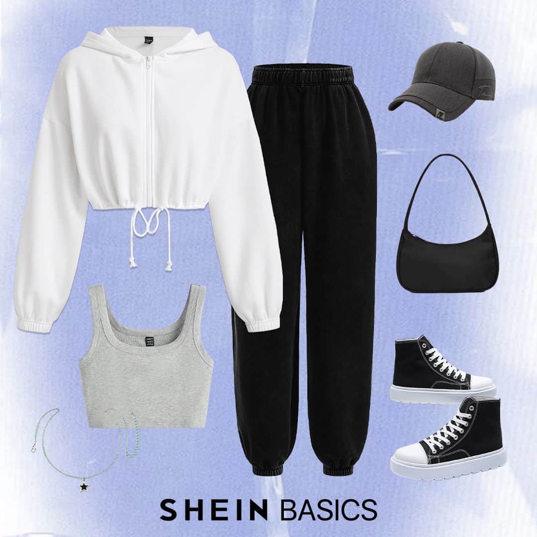 SHEINのインスタグラム：「Stock up on everyday chic with styles that are versatile, comfortable, and totally timeless from no-bother basics to easy-wear essentials.✨  🔗: https://shein.shop/96oxq2d  #SHEINcollections #ForEveryone」