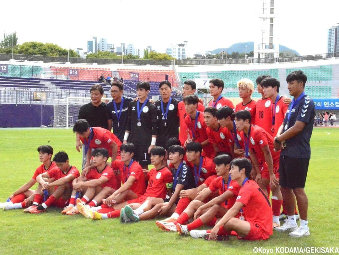 ゲキサカさんのインスタグラム写真 - (ゲキサカInstagram)「各地から精鋭が集結、全日本大学選抜が日韓定期戦で“歴史的勝利”  #全日本大学選抜 #全韓國大学選抜 #大学日韓定期戦 #サッカー  #⚽️ #フットボール  #football  #ゲキサカ  #gekisaka  ©︎Koyo KODAMA/GEKISAKA」9月28日 23時46分 - gekisaka